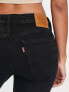 Levi's low pitch bootcut jeans in black
