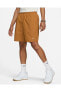 Фото #1 товара Solo Swoosh Woven Shorts Desert Ochre & White Kahverengi Erkek Şort