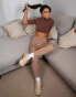 Puma Training x Stef Fit high waist sculpted leggings in taupe exclusive to ASOS