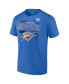 Фото #2 товара Men's Blue Oklahoma City Thunder 2024 Northwest Division Champions Locker Room T-Shirt