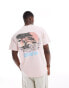 Levi's t-shirt with surf back print in pink