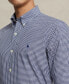 Men's Classic-Fit Gingham Stretch Poplin Shirt