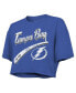 ფოტო #3 პროდუქტის Threads Women's Nikita Kucherov Royal Tampa Bay Lightning Behind the Net Boxy Name Number Cropped T-Shirt