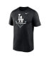 Фото #3 товара Men's Black Los Angeles Dodgers Icon Legend Performance T-shirt