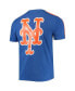 Фото #3 товара Men's Royal, Orange New York Mets Taping T-shirt