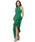 ფოტო #5 პროდუქტის Women's Ruffled Asymmetric-Hem Dress