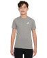 ფოტო #1 პროდუქტის Big Kids Sportswear Embroidered Logo Graphic T-Shirt