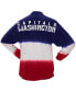 ფოტო #2 პროდუქტის Women's Navy, Red Washington Capitals Ombre Long Sleeve T-shirt