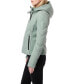 Фото #2 товара Women Neoprene Combo Puffer Jacket with neck tab