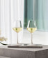 Villeroy Boch Manufacture Rock Blanc White Wine Glasses, Set of 4