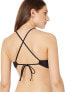La Blanca 236647 Womens Triangle Bikini Swimsuit Top Black/Spectrum Size 8