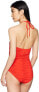 Фото #2 товара Derek Lam 10 Crosby Women's 189345 Ruched Bandeau One-Piece Swimsuit Size M