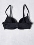 Фото #2 товара ASOS DESIGN 2 pack microfibre moulded t-shirt bra in black & white