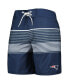 ფოტო #3 პროდუქტის Men's Navy New England Patriots Coastline Volley Swim Shorts
