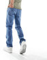 Lee relaxed straight jeans in light blue