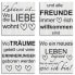 Leinwandbilder Set Wo die Liebe wohnt 20 x 20 cm - фото #1