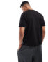 Armani Exchange double logo t-shirt in black