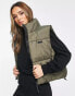 Tala cropped gilet jacket in khaki