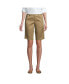 Фото #1 товара Women's School Uniform Plain Front Blend Chino Shorts