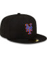 Men's Black New York Mets Authentic Collection Alternate On-Field 59FIFTY Fitted Hat