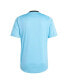 Фото #3 товара Men's Blue Seattle Sounders FC 2024 One Planet Pre-Match Top