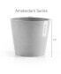 Amsterdam Modern Round Indoor and Outdoor Planter, 5in