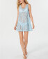 Фото #3 товара Miken 260971 Women's Lace Drop-Waist Dress Cover-Up Swimsuit Size Medium
