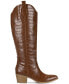 Фото #2 товара Women's Dollyy Pointed-Toe Western Boots, Created for Macy's