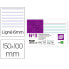 Фото #2 товара LIDERPAPEL Lined paper sheet n3 100x150 mm 180g/m2 pack of 100 units