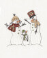 Christmas Snow Family 100% Turkish Cotton Hand Towel