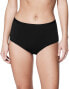 Фото #1 товара Nike Womens 176958 High-Waist Bikini Bottom Swimwear Black Size M