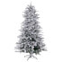 Фото #1 товара Елка искусственная Shico Christmas Tree Белая Зеленая PVC Металл Полиэтилен Снежопад 210 см