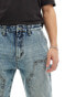 Guess Originals denim carpenter shorts in midwash blue