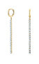 Фото #1 товара Charming gold-plated earrings with blue crystals Tennis JETBG-J918