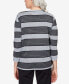 Фото #2 товара Petite Classics Chevron Stripe Two for One Sweater