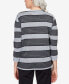 Petite Classics Chevron Stripe Two for One Sweater