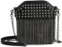 Фото #3 товара Kris Anna Women's Rivets Mini Shoulder Bag with Shoulder Strap Chain Tassel Black Disposable