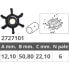 FINNORD Jabsco 653-0001-3 Johnson 09-0810B 6 Blades Impeller