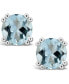 ფოტო #3 პროდუქტის Aquamarine (2-1/2 ct. t.w.) Stud Earrings in Sterling Silver