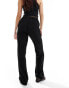 Vero Moda tailored straight leg trousers in black