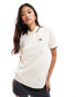 Fred Perry twin tipped polo shirt in off white weiß, 36 - фото #1