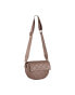 Фото #3 товара Valentino Bigs quilted crossbody saddle bag in taupe