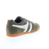 Gola Harrier Suede CMA192 Mens Green Suede Lace Up Lifestyle Sneakers Shoes