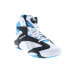 Reebok Shaq Attaq Mens White Leather Lace Up Athletic Basketball Shoes