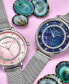 Фото #4 товара Часы и аксессуары Stuhrling женские кварцевые сетчатые серебристые 34 мм.