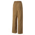 Фото #2 товара Puma Inland Wide Leg Pants Womens Brown Casual Athletic Bottoms 53581874