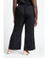 ფოტო #3 პროდუქტის Plus Size Flare Leg Pull On Pant