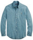 Фото #6 товара Men's Long Sleeve Classic-Fit Chambray Shirt