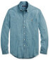 Фото #9 товара Men's Long Sleeve Classic-Fit Chambray Shirt