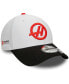 Фото #1 товара Men's Kevin Magnussen White Haas F1 Team Driver 9FORTY Adjustable Hat